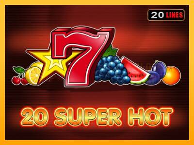 20 Super Hot machine à sous pour de largent