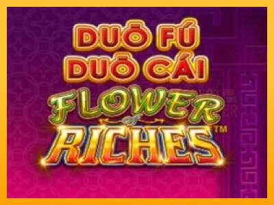 Duo Fu Duo Cai Flower Riches machine à sous pour de largent