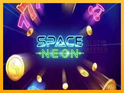 Space Neon machine à sous pour de largent