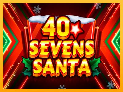 40 Sevens Santa machine à sous pour de largent