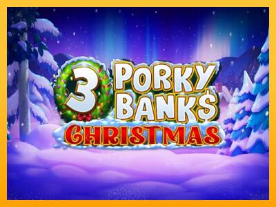 3 Porky Banks Christmas machine à sous pour de largent