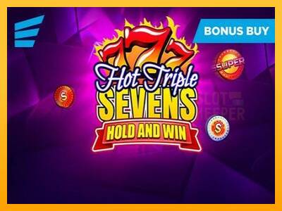 Hot Triple Sevens Hold & Win machine à sous pour de largent