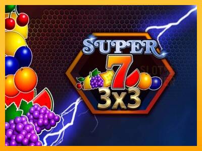 Super 7 3x3 machine à sous pour de largent