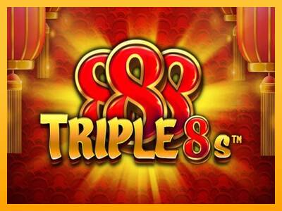 Triple 8s machine à sous pour de largent