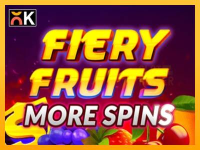 Fiery Fruits More Spins machine à sous pour de largent