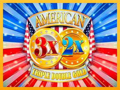 American Triple Double Gold machine à sous pour de largent