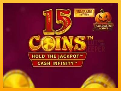 15 Coins Grand Gold Edition Halloween Jackpot machine à sous pour de largent