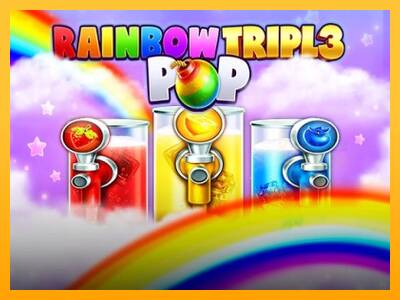 Rainbow Triple Pop machine à sous pour de largent