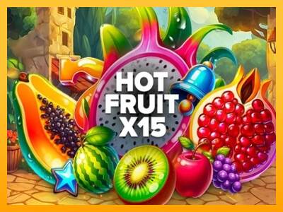 Hot Fruit x15 machine à sous pour de largent