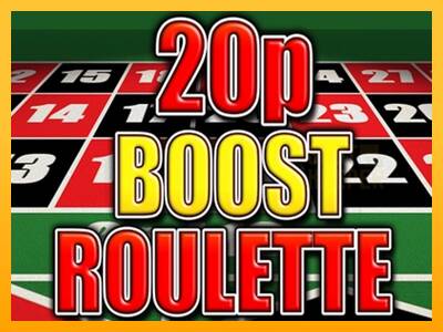 20p Boost Roulette machine à sous pour de largent