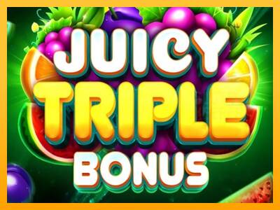 Juicy Triple Bonus machine à sous pour de largent