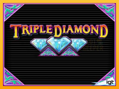 Triple Diamond machine à sous pour de largent