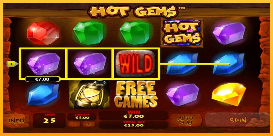 Hot Gems machine à sous pour de largent, image 2