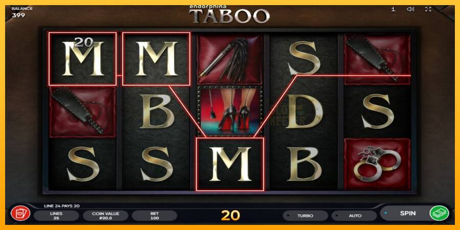 Taboo machine à sous pour de largent, image 3