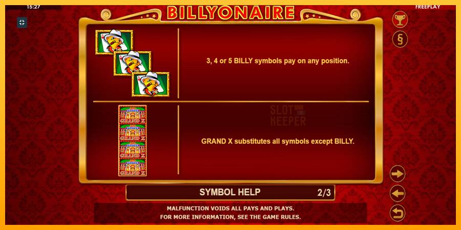 Billyonaire machine à sous pour de largent, image 6