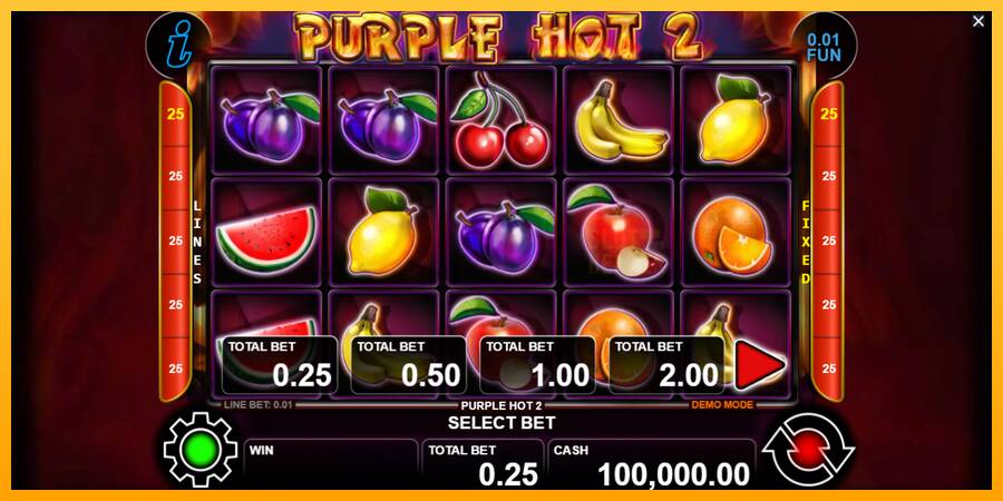 Purple Hot 2 machine à sous pour de largent, image 1