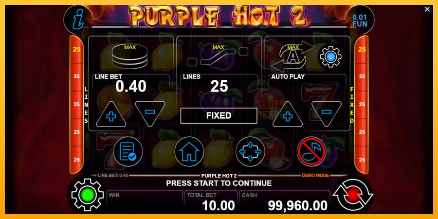 Purple Hot 2 machine à sous pour de largent, image 7