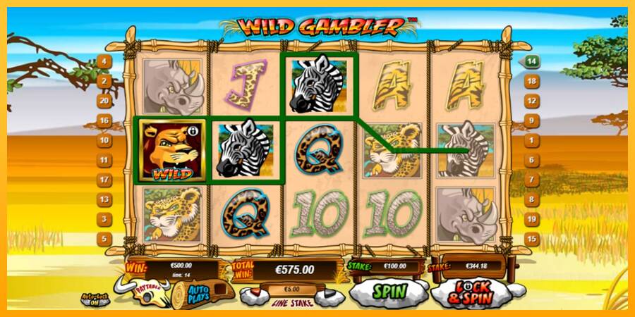 Wild Gambler machine à sous pour de largent, image 2