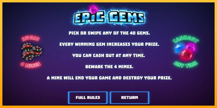 Epic Gems machine à sous pour de largent, image 3