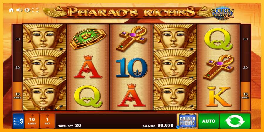 Pharaos Riches Golden Nights machine à sous pour de largent, image 2