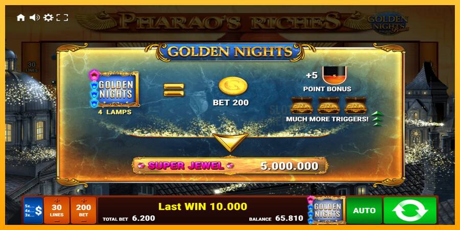 Pharaos Riches Golden Nights machine à sous pour de largent, image 7