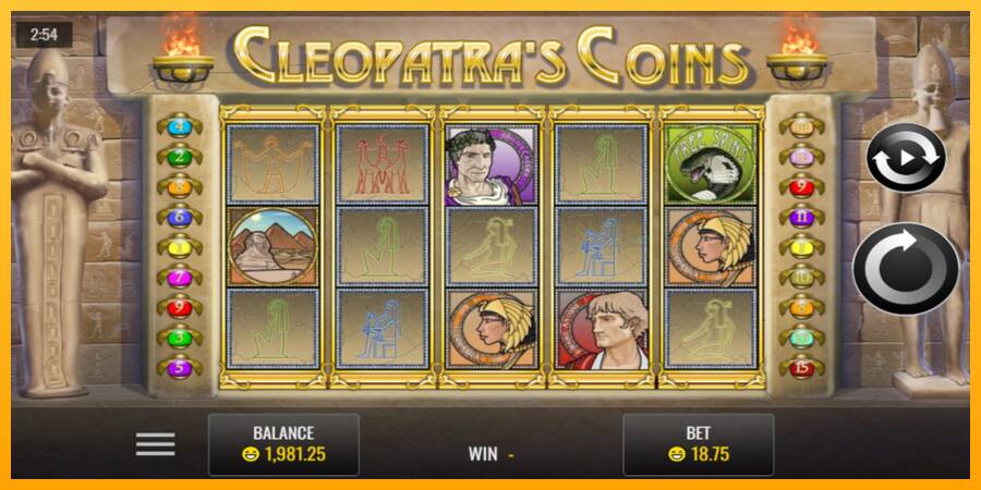 Cleopatra’s Coins machine à sous pour de largent, image 1