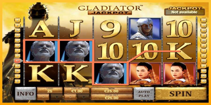 Gladiator Jackpot machine à sous pour de largent, image 2