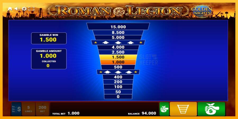 Roman Legion Golden Nights machine à sous pour de largent, image 3