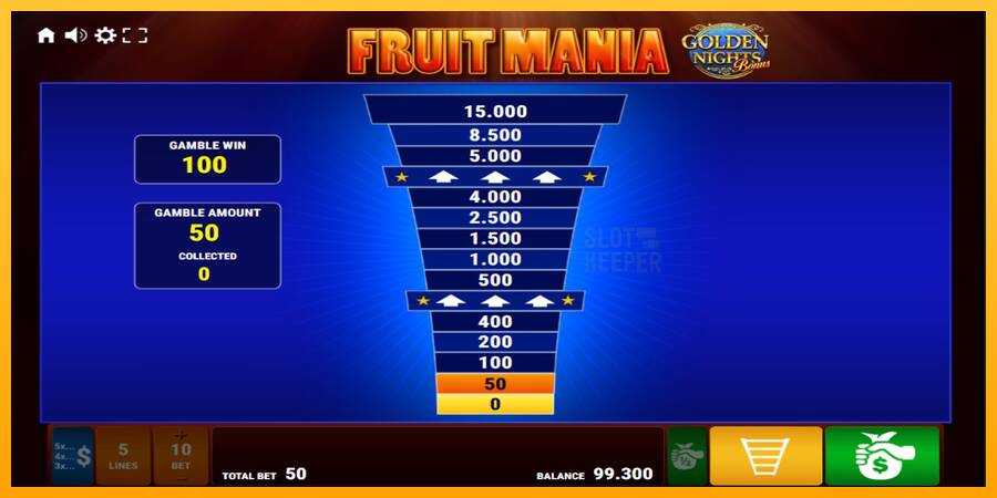 Fruit Mania Golden Nights machine à sous pour de largent, image 3