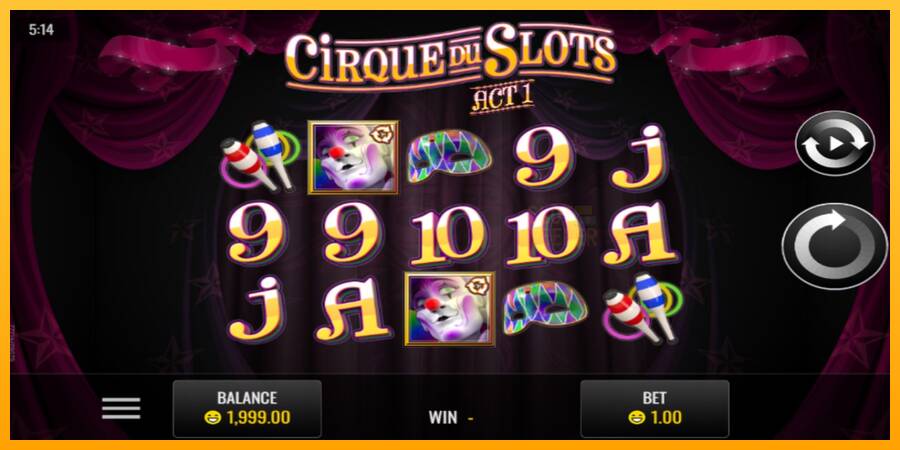 Cirque du Slots machine à sous pour de largent, image 1