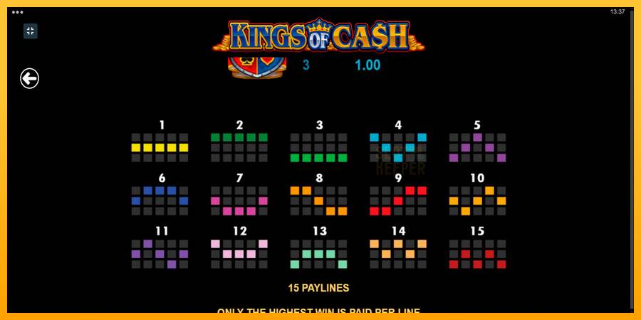 Kings of Cash machine à sous pour de largent, image 7