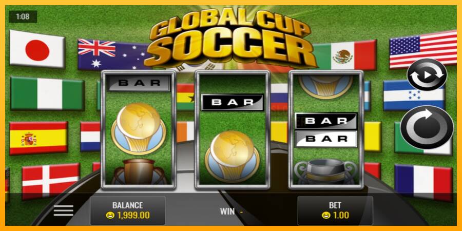 Global Cup Soccer machine à sous pour de largent, image 1