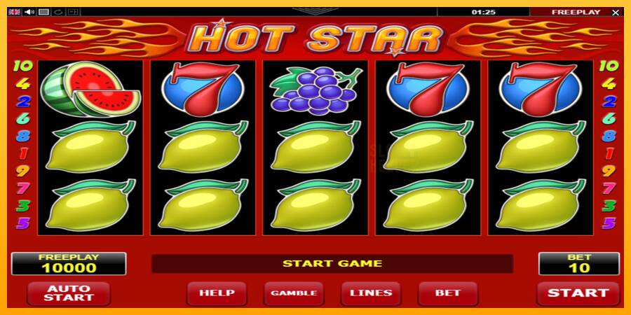 Hot Star machine à sous pour de largent, image 2