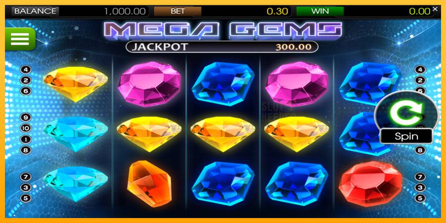 Mega Gems machine à sous pour de largent, image 1