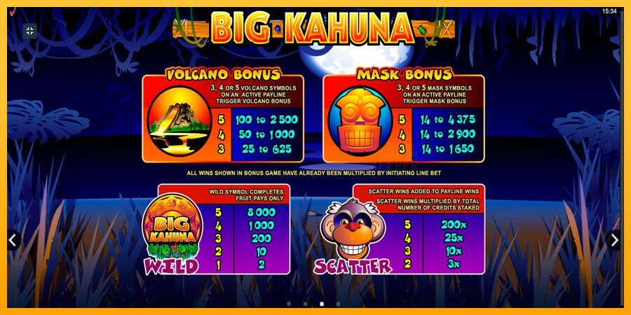 Big Kahuna machine à sous pour de largent, image 6