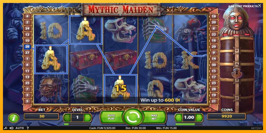 Mythic Maiden machine à sous pour de largent, image 3