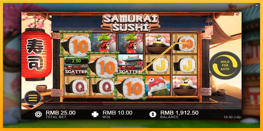 Samurai Sushi machine à sous pour de largent, image 3