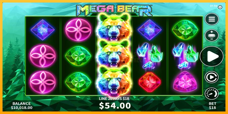 Mega Bear machine à sous pour de largent, image 3