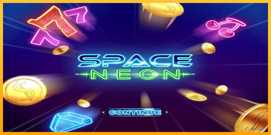 Space Neon machine à sous pour de largent, image 1