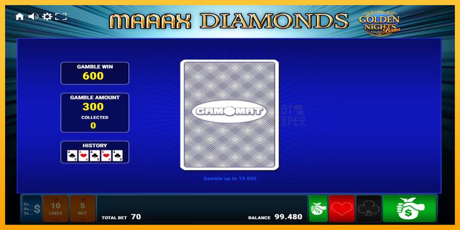 Maaax Diamonds Golden Nights machine à sous pour de largent, image 5