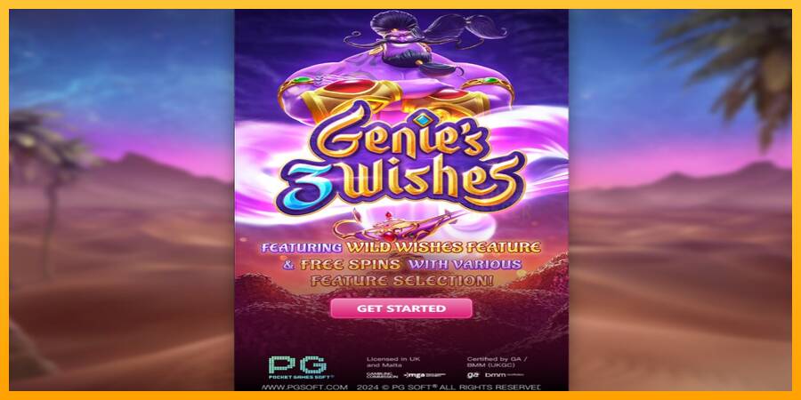 Genies 3 Wishes machine à sous pour de largent, image 1