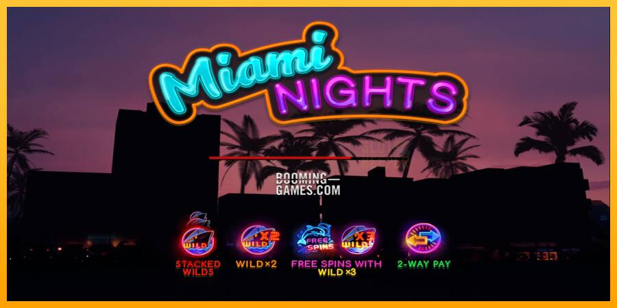 Miami Nights machine à sous pour de largent, image 1