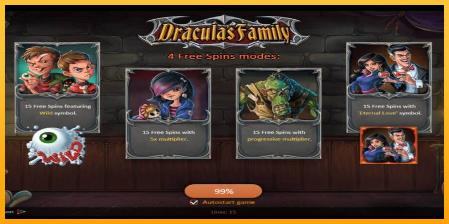 Dracula’s Family machine à sous pour de largent, image 1