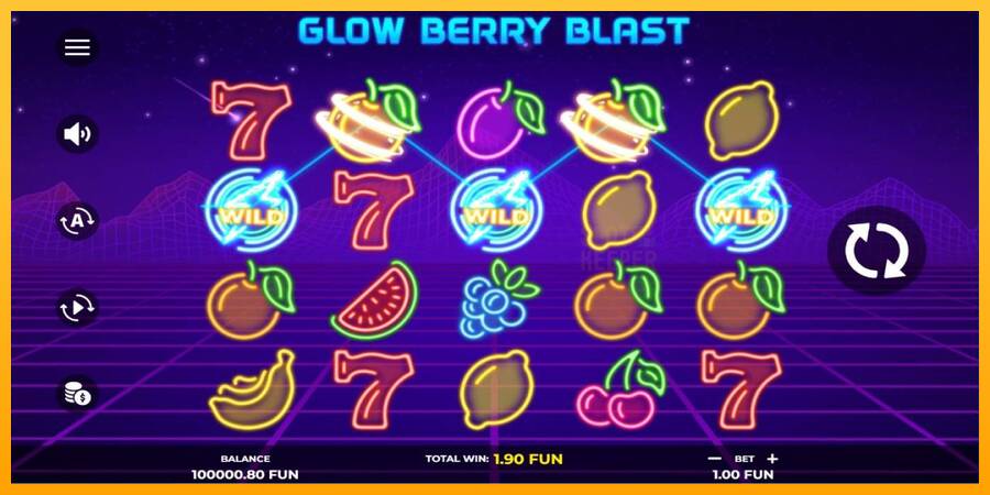 Glow Berry Blast machine à sous pour de largent, image 2