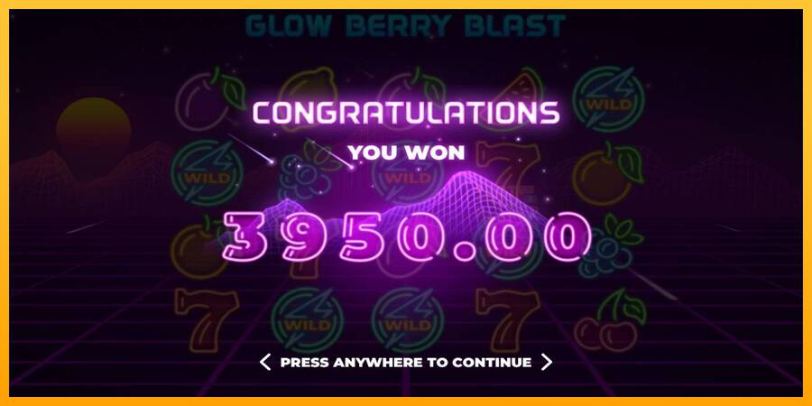 Glow Berry Blast machine à sous pour de largent, image 5