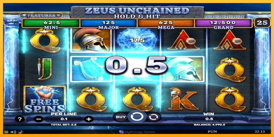 Zeus Unchained - Hold & Hit machine à sous pour de largent, image 3