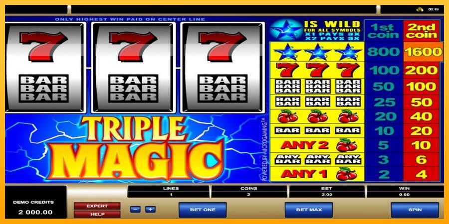 Triple Magic machine à sous pour de largent, image 1