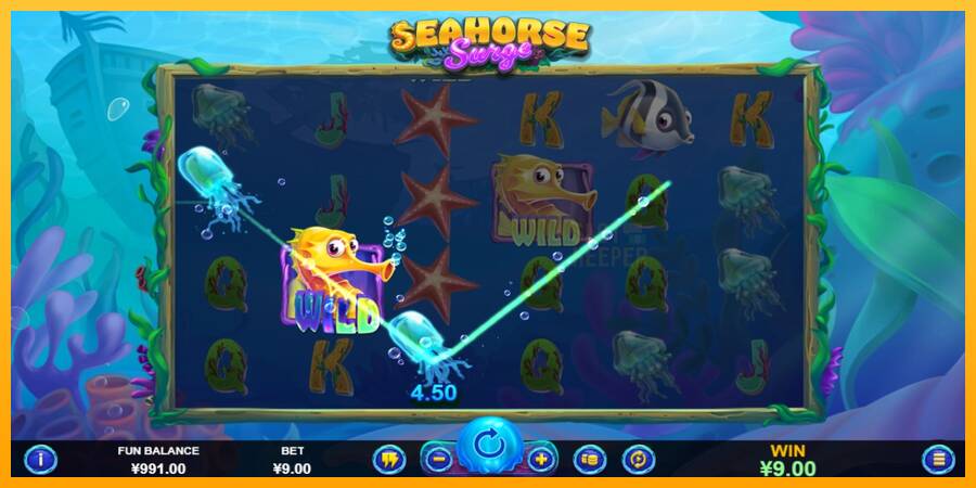 Seahorse Surge machine à sous pour de largent, image 3