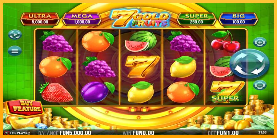 7 Gold Fruits machine à sous pour de largent, image 2