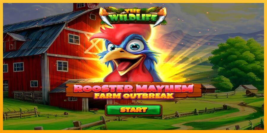 Rooster Mayhem Farm Outbreak machine à sous pour de largent, image 1